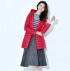 Light down jacket womens long fashion slim winter coat Factory Outlets