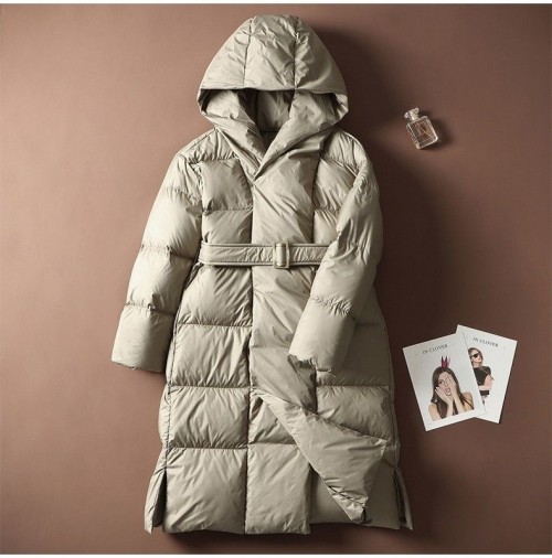 2023 wholesale new fashion long women down jacket Customized warm coat winter coat