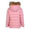 Kids’ Recycled Fur Trim Puffer Jacket Sugar Pink
